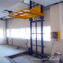 Sjd 0.3-8 Hydraulic Guide Rail Warehouse Hydraulic Lift